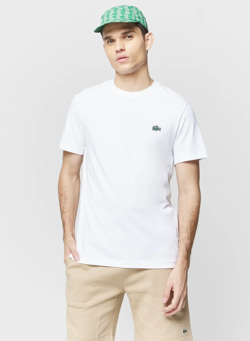 لاكوست Regular Fit Crew Neck T-Shirt