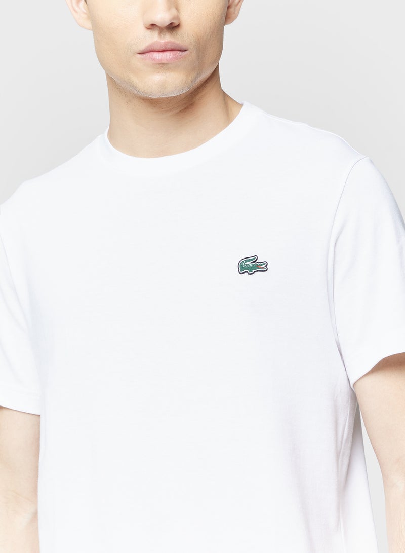 LACOSTE Regular Fit Crew Neck T-Shirt - Image 3
