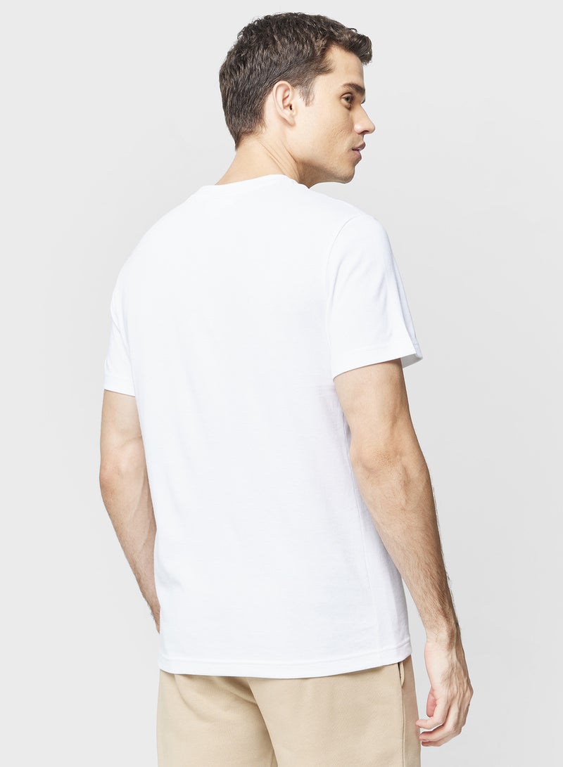 LACOSTE Regular Fit Crew Neck T-Shirt - Image 2