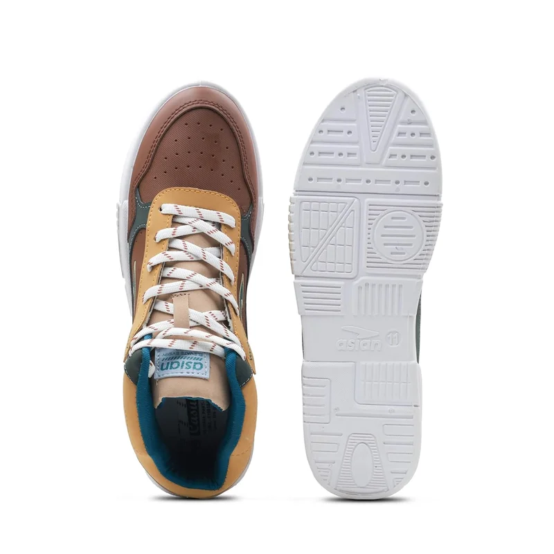 Asian Casual Brown Tan Sneakers for Men