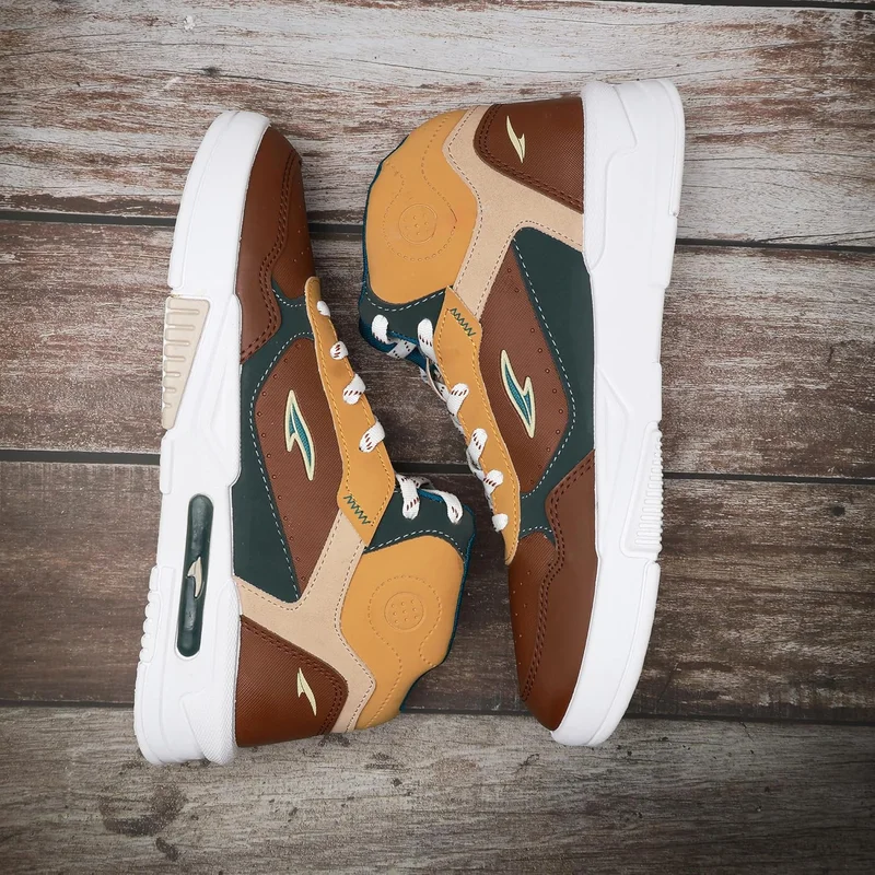 Asian Casual Brown Tan Sneakers for Men