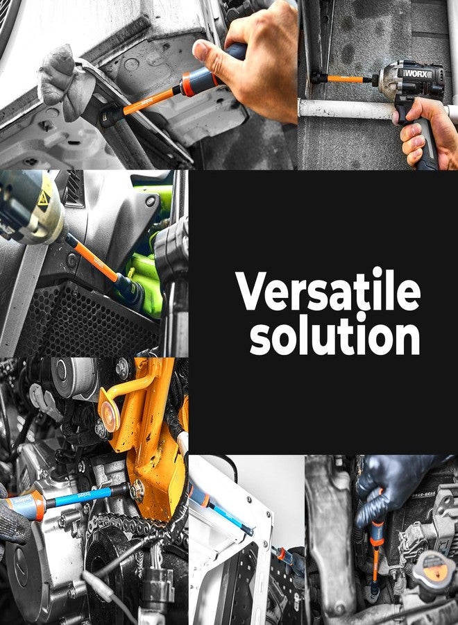 toolant Extra Long Nut Driver Bit Set, SAE/Metric Magnetic Nut Driver Set - Image 2