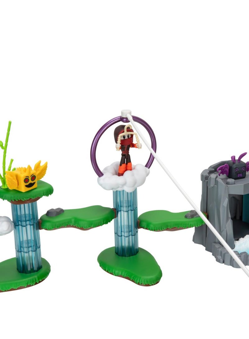Jazwares Dev Series Ninja Legends Valley | Interactive Playset | Collectible Figures | Exclusive Virtual Item Code Included | Perfect Gift for Gamers, Collectors and Kids  - Image 5