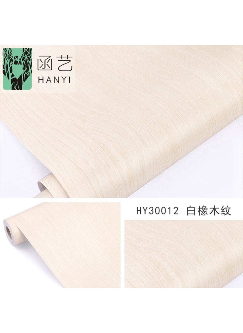 Generic - 45 Wood striped wallpaper background wall desk cabinet renovation stickers waterproof instant stickers pvc wallpaper self-adhesive wholesale - Image 1