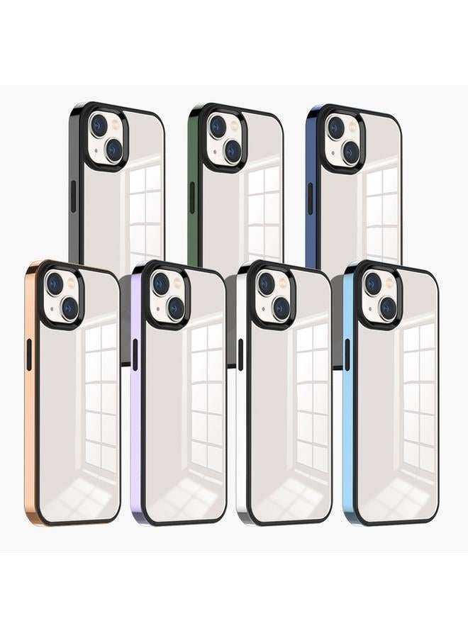 S-TOP Case For iPhone 14 Plus 3 in 1 Electroplated Frame Phantom Phone Case - Image 2