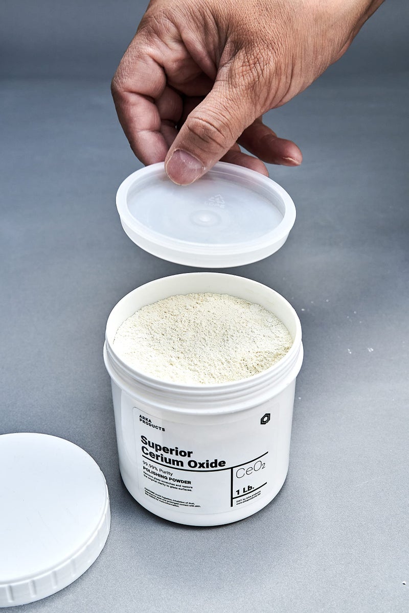 Premium Cerium Oxide- Optical Grade Compound 1lb for Scuff, Marks and scratchs in Glass and Mirrors - Image 4