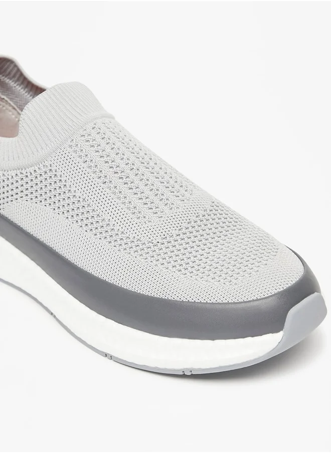 لو كونفورت Men's Textured Slip-On Shoes