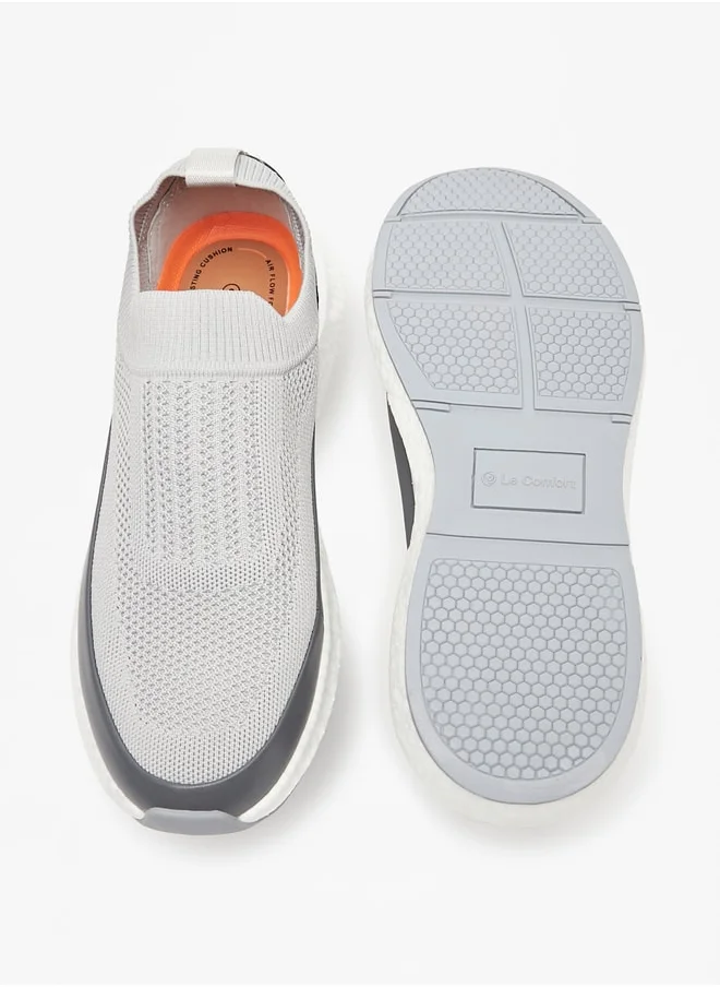 لو كونفورت Men's Textured Slip-On Shoes