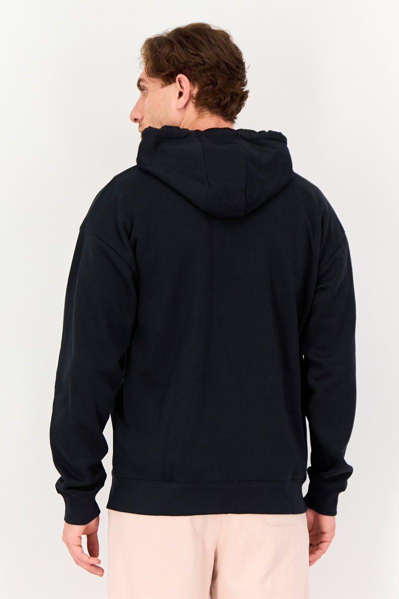 Under Armour x Project Rock Men Loose Fit Long Sleeve Outdoor Hoodies, Black - Image 3