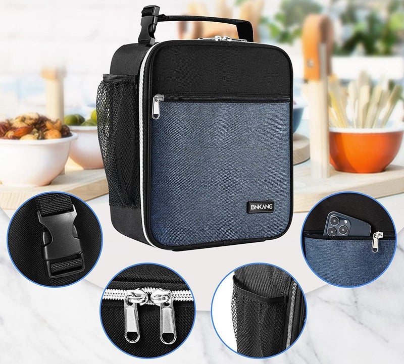 Diablos Insulated Lunch Bag for Men and Women 5 Liters Tiffin Bag for Work School and Outdoors Blue - Image 1