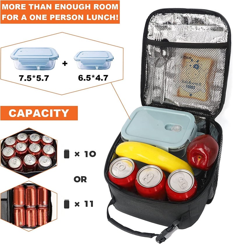 Diablos Insulated Lunch Bag for Men and Women 5 Liters Tiffin Bag for Work School and Outdoors Blue - Image 2