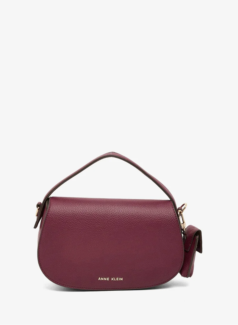ان كلاين Anne Klein Devon Purple Women's Shoulder Bag