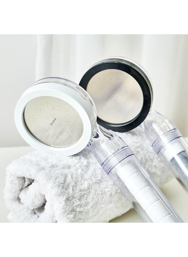 Dewbell فلتر رأس دش شاور-إي واسع، صنع في كوريا، يزيل الكلور والملوثات الضارة، يمنع تساقط الشعر ويرطب بشرتك - Image 1