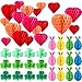 Arrowbash 36 Pcs St Patricks Day Shamrock Hanging Honeycomb Balls Decorations Irish Clover Bunny Tissue Paper Pom Poms Bunny Centerpieces for Easter Wedding Party Decor - Image 2