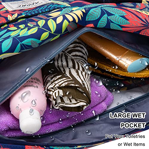 AROME Weekender Bags for Women, AROME Large Travel Duffel Bag Waterproof Overnight Weekend Carry on Shoulder Bag Sports Gym Tote Bag with Wet Pocket Luggage Sleeve & Flight Approved - Image 5