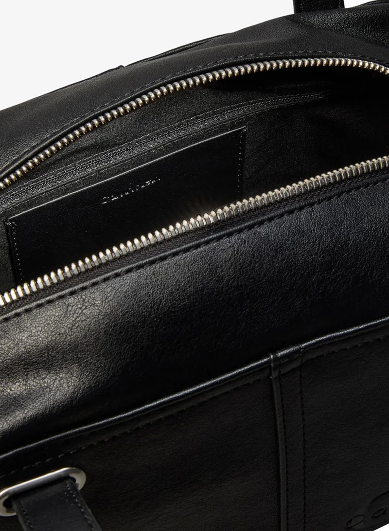 Calvin Klein  Embossed Monologo Shoulder Bag for Women | Best Price UAE