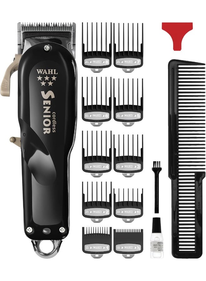 Wahl Professional 5 Star Senior Clipper | Cord-Cordless |3 Attachment Combs |Surgical Blade | 3 Pin - GCC - Image 1