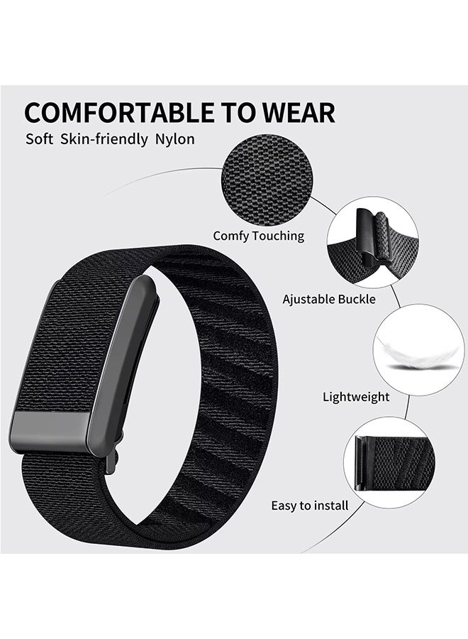 S-Color Breathable Stretchy Nylon Replacement Wrist Compatible with Whoop Strap 5.0 Band Ultra-Soft Sweatproof, Soft-Touch and Flexible Sport Nylon, Premium Quality, Comfortable - Image 4