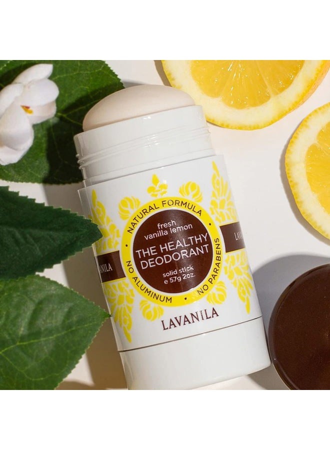 FIFATA Vanilla Lemon Aluminum Free Deodorant 2-Pack (2 Oz Each) - Solid Stick Deodorant for Men and Women, Natural Vegan Formula, Made In USA - Image 2