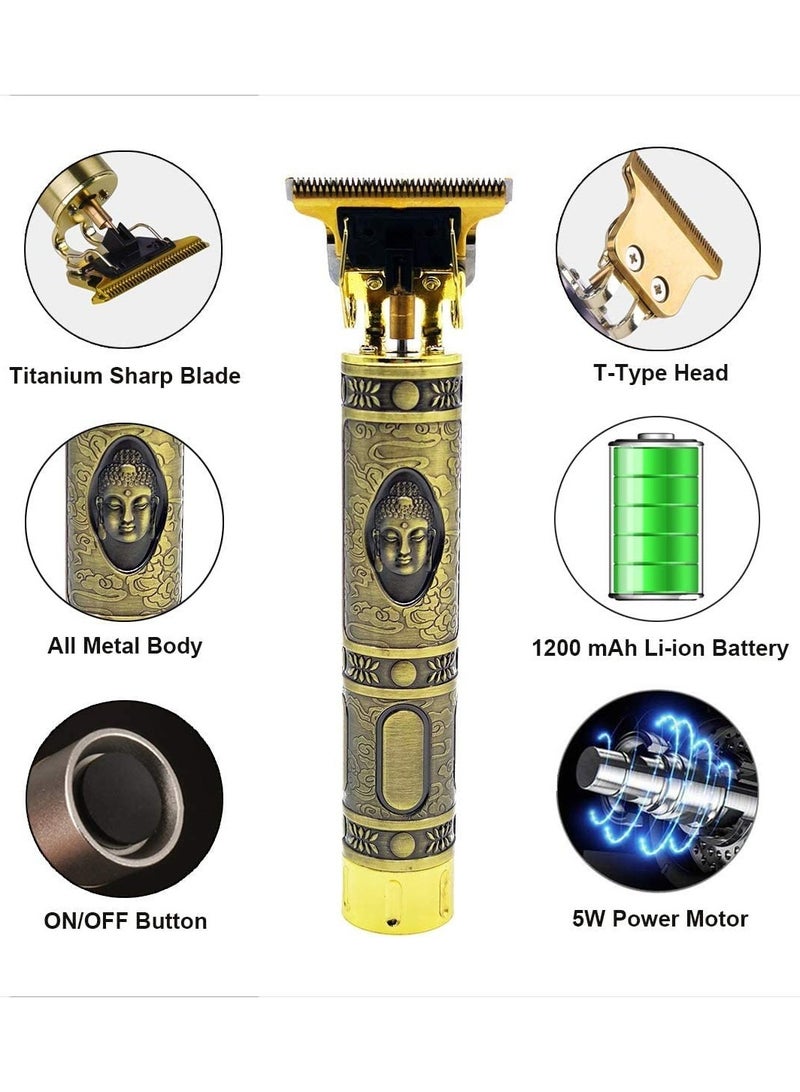 Professional Barber Trimmer for Men | Clipper Shaver Beard Grooming Kit Electric Cordless Hair Cutting Machine, rechargeable hairdresser advanced professional barber system. - Image 1