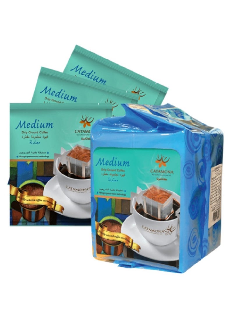 CATAMONA Drip Ground Coffee -  medium - 10×10g  - Image 1
