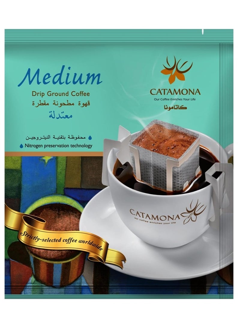 CATAMONA Drip Ground Coffee -  medium - 10×10g  - Image 3