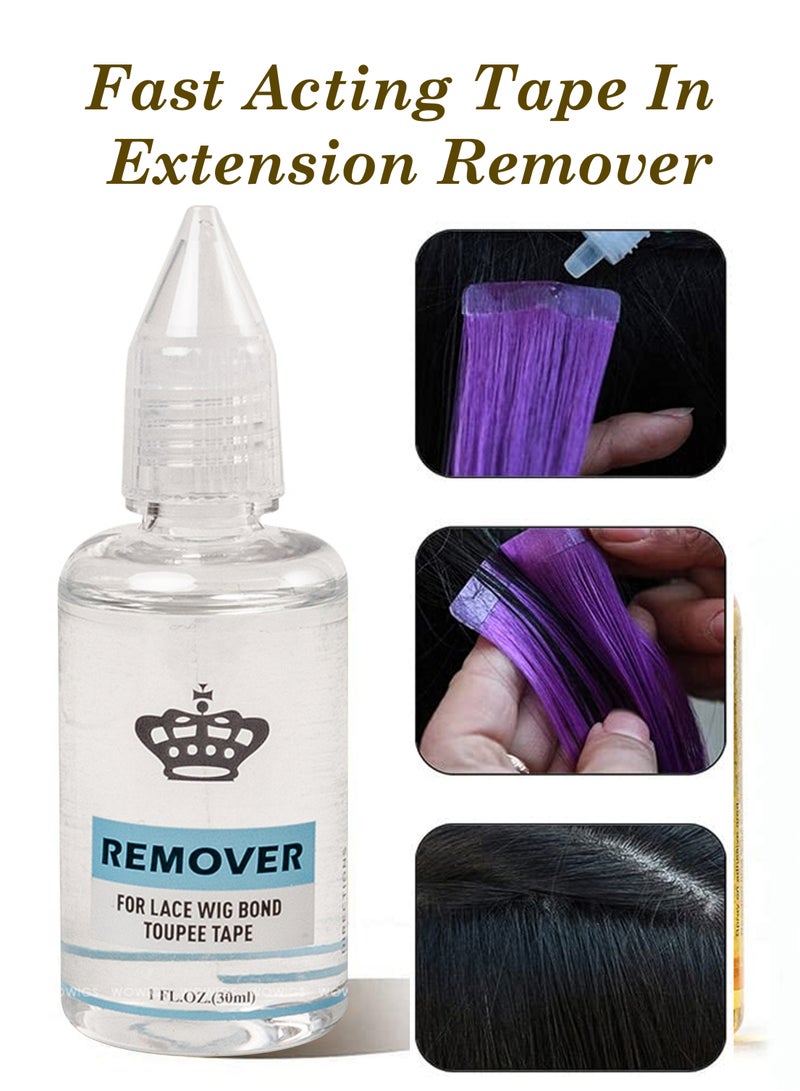 Estelle Professional Hair Extension Tape Remover Spray Fast Acting Gentle Adhesive Remover for Tape-In Extensions Wigs and Glue Bonds Oil Based Skin Safe Formula with Citrus Extracts - Image 1