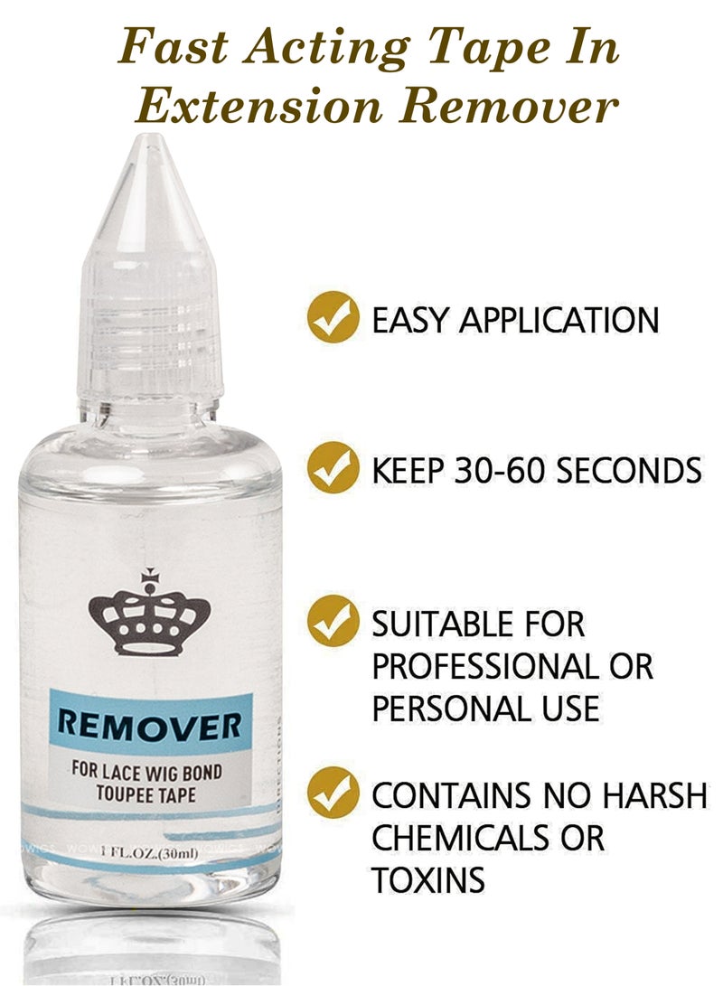 Estelle Professional Hair Extension Tape Remover Spray Fast Acting Gentle Adhesive Remover for Tape-In Extensions Wigs and Glue Bonds Oil Based Skin Safe Formula with Citrus Extracts - Image 4