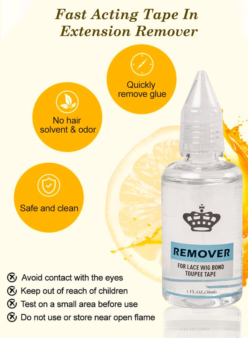 Estelle Professional Hair Extension Tape Remover Spray Fast Acting Gentle Adhesive Remover for Tape-In Extensions Wigs and Glue Bonds Oil Based Skin Safe Formula with Citrus Extracts - Image 3
