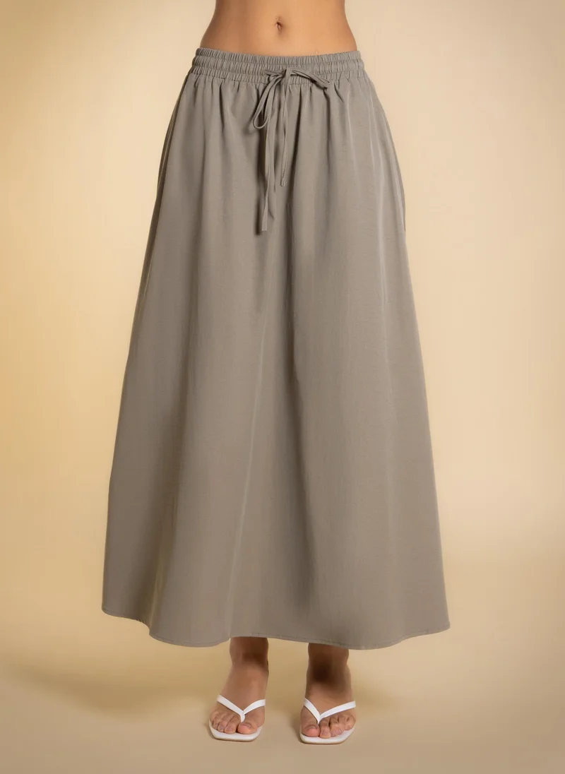 شايبس MIDI COTTON SKIRT