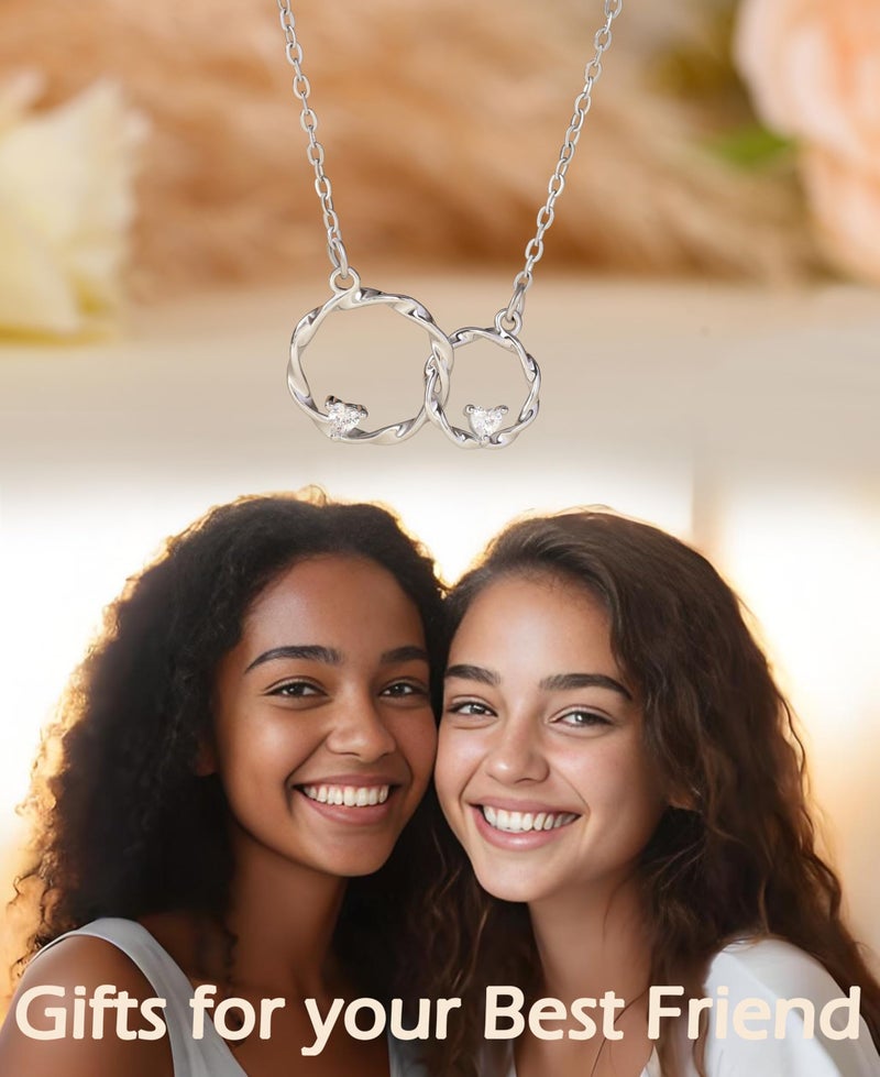 Baydurcan Best Friend Birthday Gifts for Women, Bestfriend Gift Ideas Friendship Gifts for Women Friendship Necklace (best friend) - Image 3