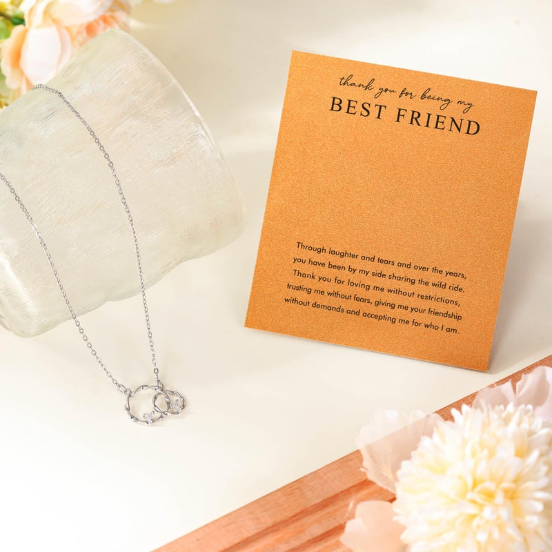 Baydurcan Best Friend Birthday Gifts for Women, Bestfriend Gift Ideas Friendship Gifts for Women Friendship Necklace (best friend) - Image 4