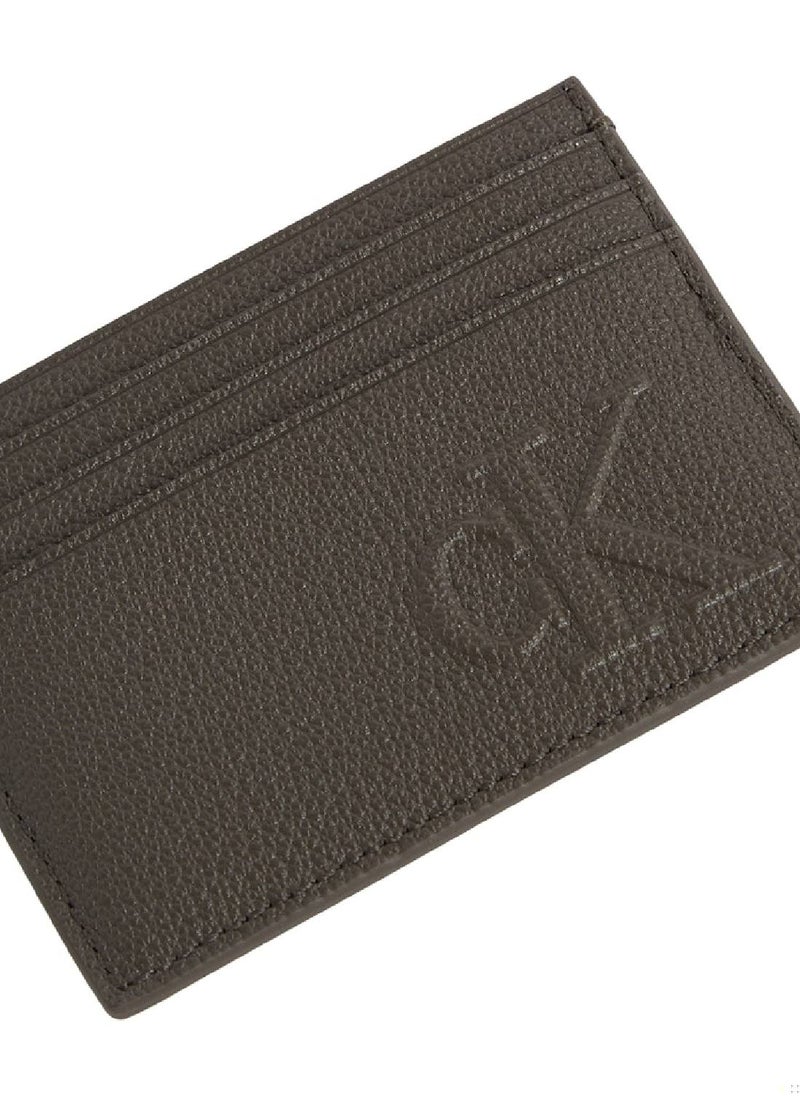 Calvin Klein Jeans - Men's Sculpted Cardholder - Leather, Brown - Image 1