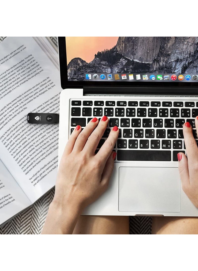 THETIS FIDO U2F Security Key, Thetis [Aluminum Folding Design] Universal Two Factor Authentication USB (Type A) for Extra Protection in Windows/Linux/Mac OS, Gmail, Facebook, Dropbox, SalesForce, GitHub  - Image 2