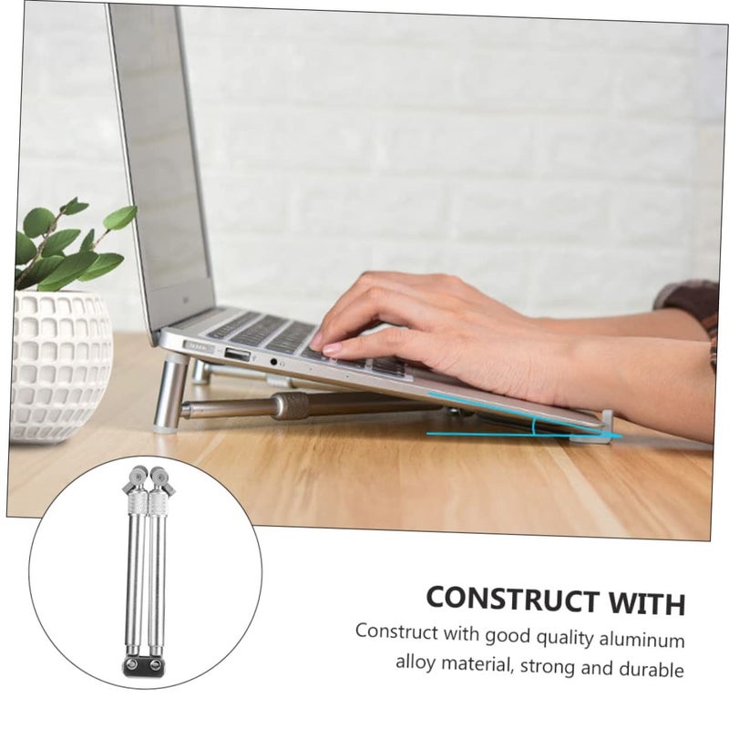 DOITOOL Adjustable Aluminum Alloy Telescopic Laptop Cooling Stand Foldable Mount Rack - Image 5