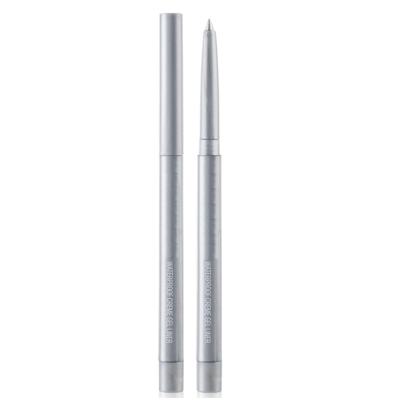 DekRion Eyeliner Pencil Waterproof Eyeliner Longlasting Silver Eyeliners HighPigmented Colorful Eyeliners Easy To Use Eye Liner Pen for Women Silver