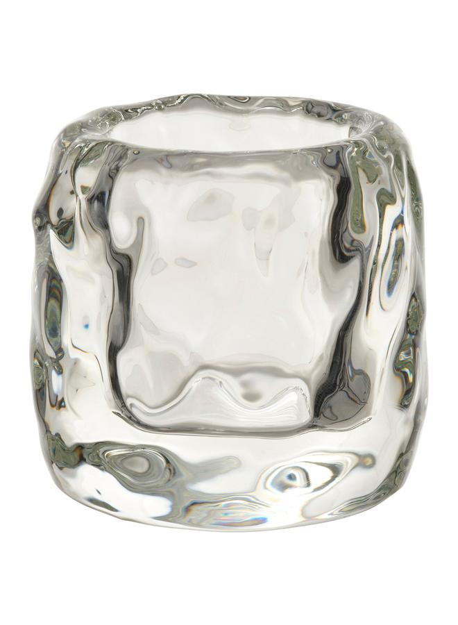 erorex Tealight Holder, Clear Glass, 8 Cm - Image 1