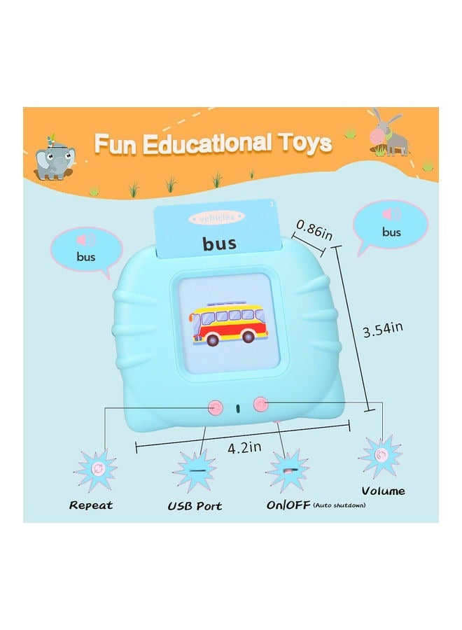 Educational Learning Toys for 2-6 Year Old Kids, Listen and Learn Literacy Audible Flash Cards for Kid - Image 5