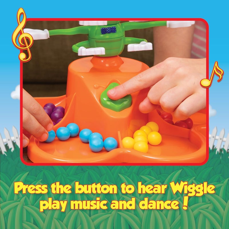 PlayMonster Giggle Wiggle Board Games for Kids, Hand-Eye Coordination, Preschool Games, The Twisting-Turning Race to Get Your Marbles to The Top Game, Ages 4+, Batteries Not Included - Image 5