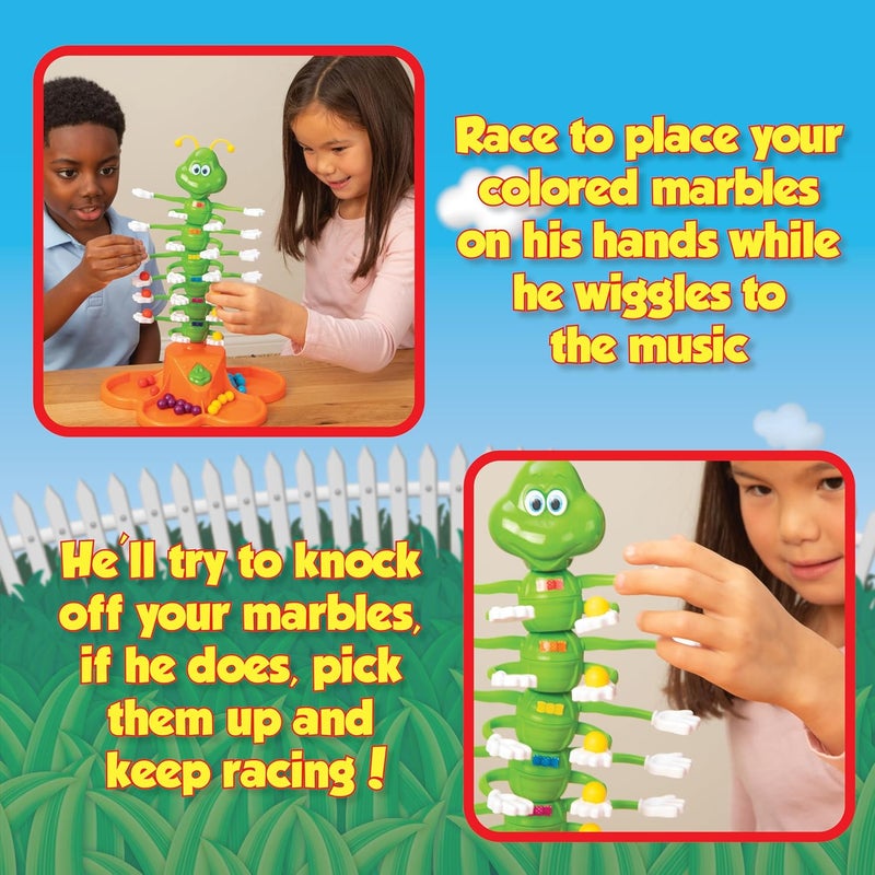 PlayMonster Giggle Wiggle Board Games for Kids, Hand-Eye Coordination, Preschool Games, The Twisting-Turning Race to Get Your Marbles to The Top Game, Ages 4+, Batteries Not Included - Image 4