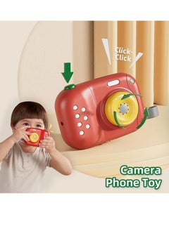 YelaJoy Baby Cell Phone Toy for Boys Girls 6 12 18 Months, Musical Soothing Piano Song Learning, Early Educational Camera Sound Activities Pretend Play, Motor Skills Development Birthday Gift  - Image 3