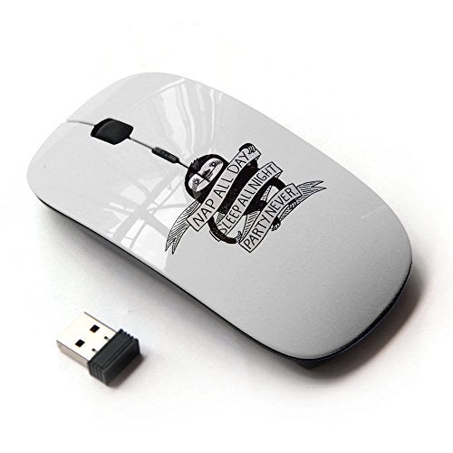 KOOLmouse [ Optical 2.4G Wireless Mouse [ Nap All Day - Funny Sloth ] - Image 1