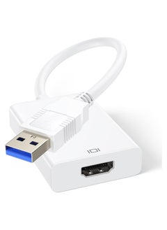 Generic USB 3.0 to HDMI Adapter – Full HD 1080p Video and Audio Converter, Supports Mirror and Extend Display, Compatible with Windows and Android Devices 