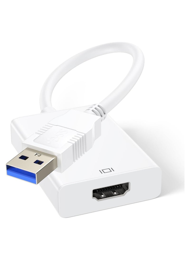 Generic - USB 3.0 to HDMI Adapter – Full HD 1080p Video and Audio Converter, Supports Mirror and Extend Display, Compatible with Windows and Android Devices - Image 1