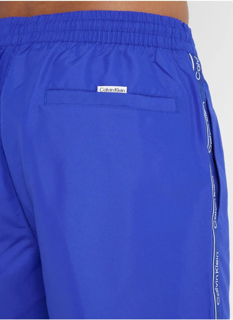 CALVIN KLEIN Logo Drawstring Swim Shorts
