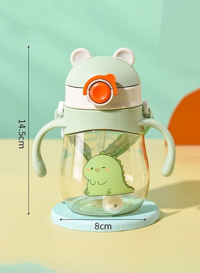 Baby Sippy Cup Boys and Girls Toddler Straw Cups Kids Water Bottle Spill Proof for School Outdoor Or Indoor BPA Free Easy To Hold