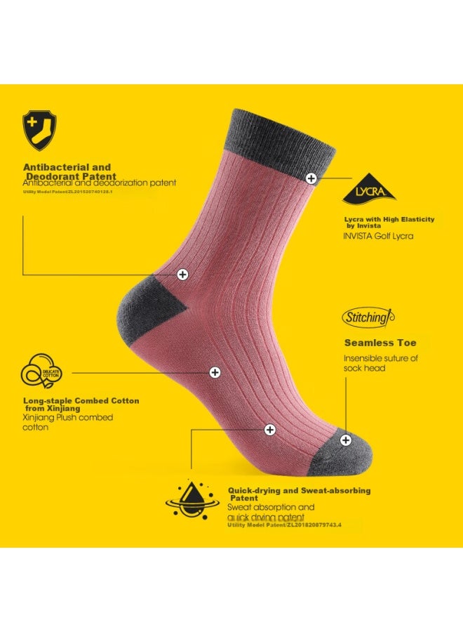 Invisible Yinxiangdun 100% Xinjiang Cotton Antibacterial Deodorant Women's Socks, Sweat-absorbing Quick-drying Sweet Retro Fashionable Thigh-high Socks - Image 5