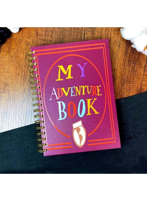 Exploded and Gone My Adventure Book Designed Undated Talking Agenda Weekly Planner Notebook with Spiral Stickers