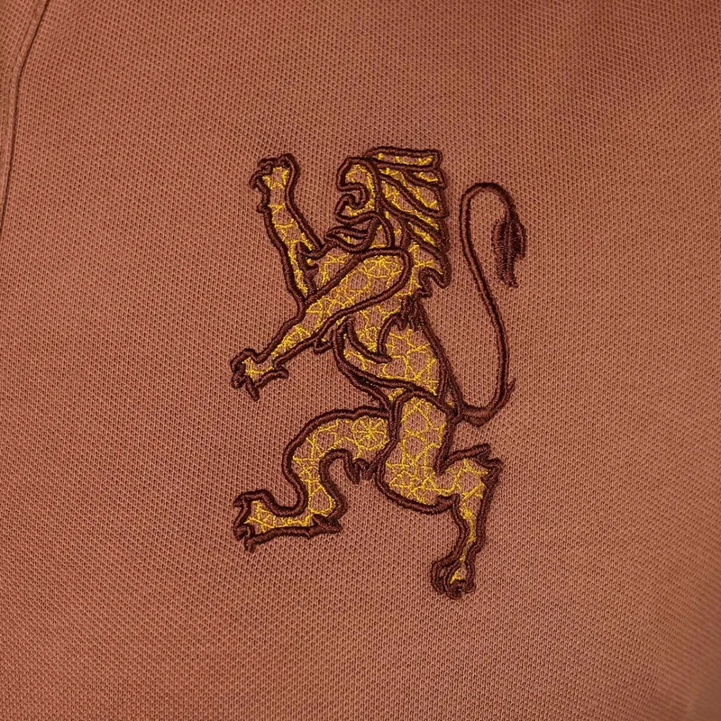 GIORDANO  Women's Cotton Lycra 3D Lion Embroidery Polo for Women | Best Price UAE