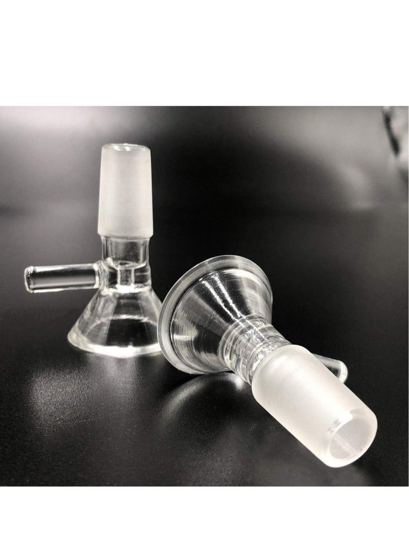 8 pcs Lab Short Stem Funnels, Lab Short Stem Glass Funnels 14mm - Set of 8 Precise for Filtration and Transfers